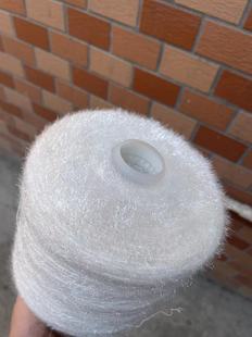 外贸特色闪丝羽毛纱 高品质玻璃纱柔软不扎不掉毛 百搭配线材料包