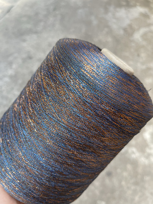 意大利进口 金葱闪丝冰丝线 幻彩闪丝棉 高端毛衣配线 手混线材料