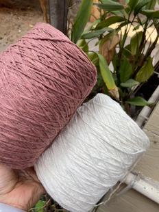 中粗 纯棉 结子豆豆 空芯纱 100%棉蝌蚪纱 柔软可贴身 手编线