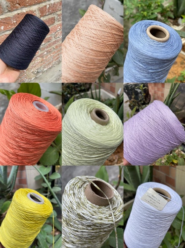 100%丝光棉小扁柔软舒适手编线