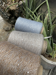 特色定制亮片马海毛 珠片纱 秋冬季毛衣线 配线 柔软不扎