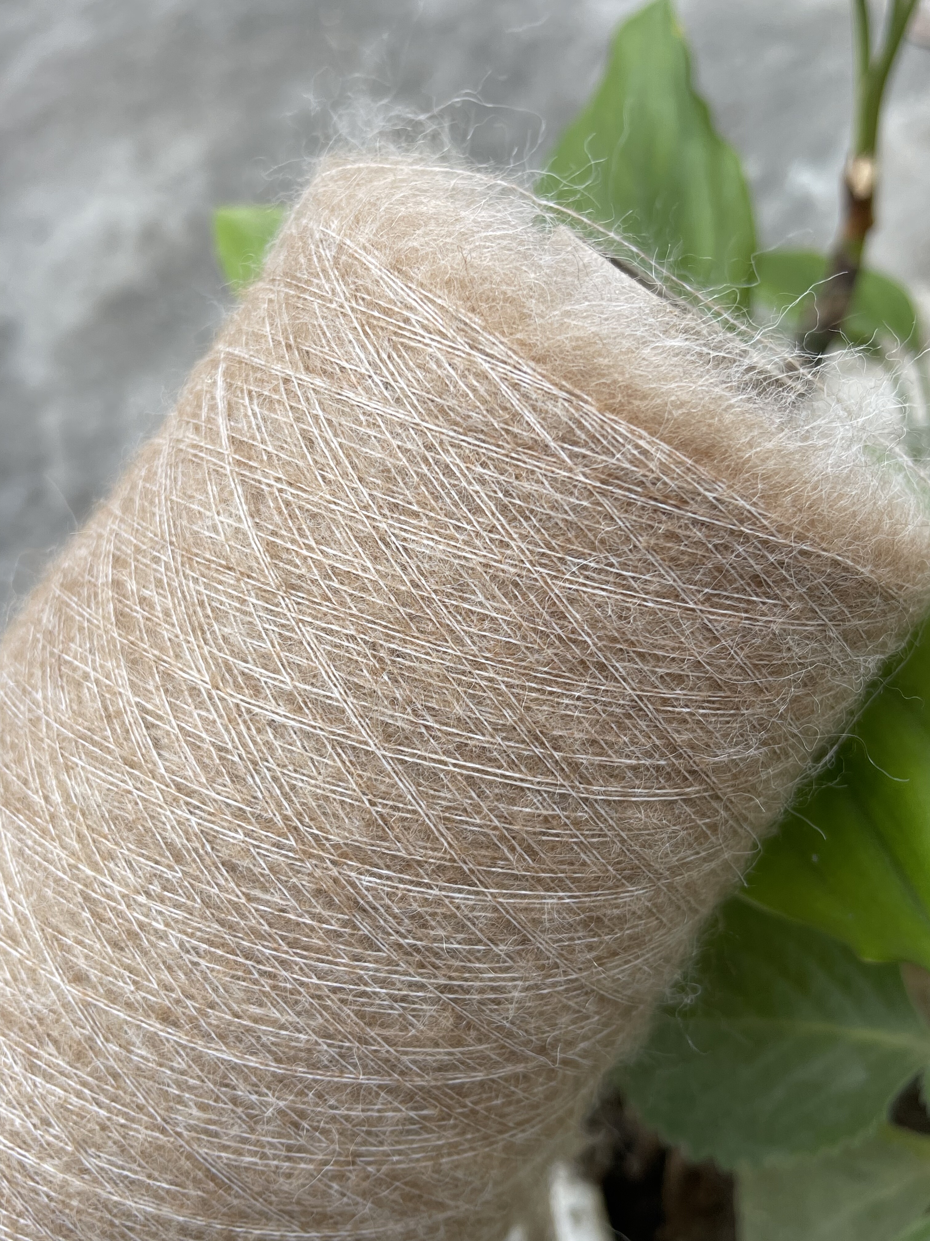 意大利凌厉品牌 18支高比例羊驼马海毛 柔软不扎 手编 机织毛衣线