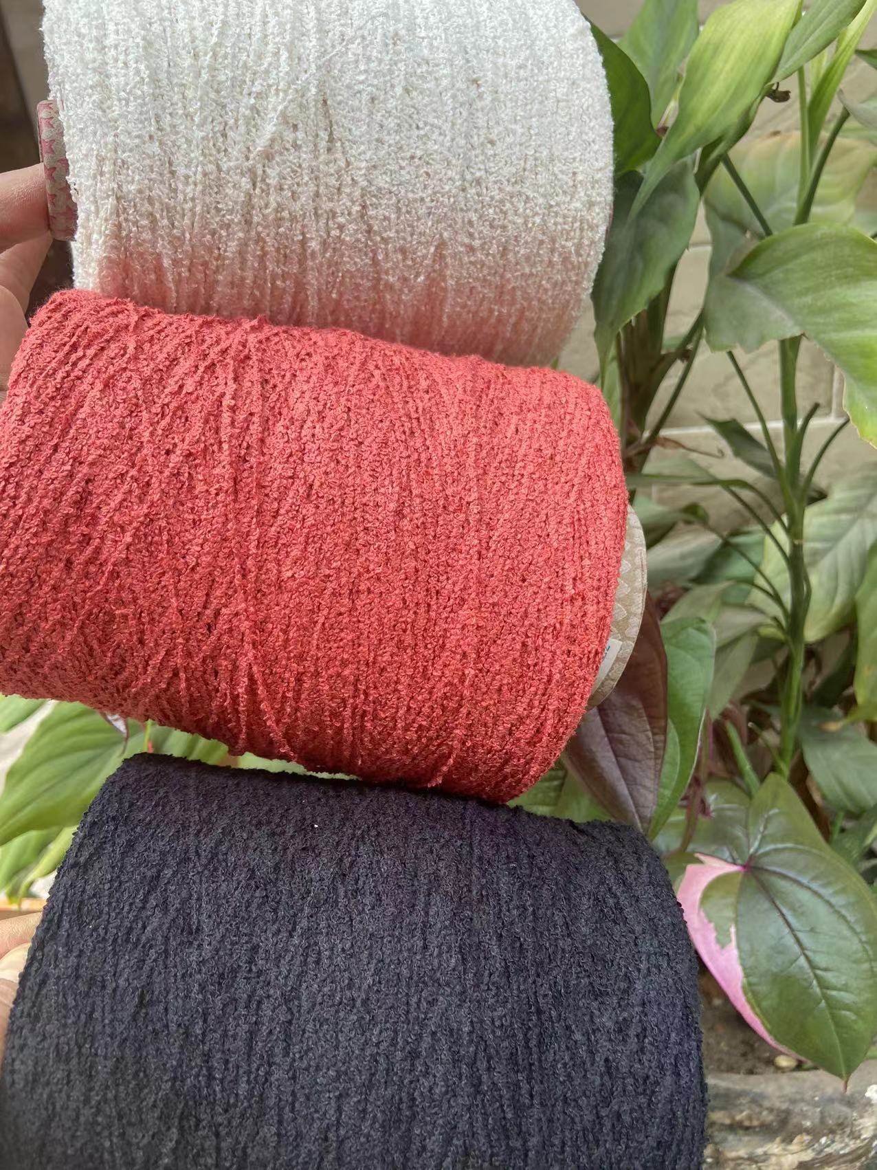 标价1斤 特色棉圈圈 波浪线 85%棉 柔软不扎 全季百搭手编线