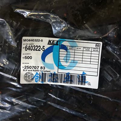 KET连接器 MG640322-5 黑色 2PIN 6.2mm间距 胶壳 护套