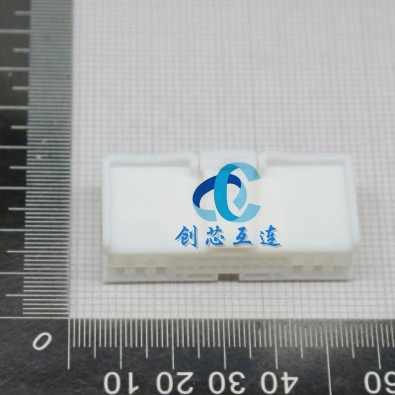 TE泰科连接器 2005431-1 双排 34PIN 2.2mm/4mm间距 胶壳 外壳