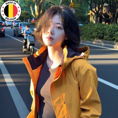 德国DXH黄色冲锋衣男女同款三合一防风防水高级感超好看户外外套