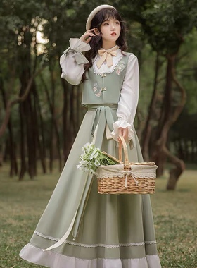 原创汉服女新款改良汉元素套装破裙中国风日常春夏季款