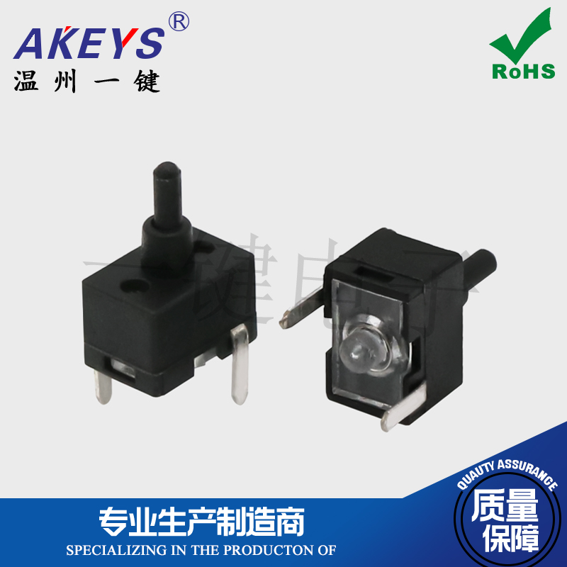 常闭限位开关两脚闪门微动检测