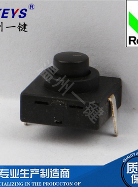 YT-CB1212-112D H;9.1一开一关两脚对称台灯手电筒  按钮自锁开关