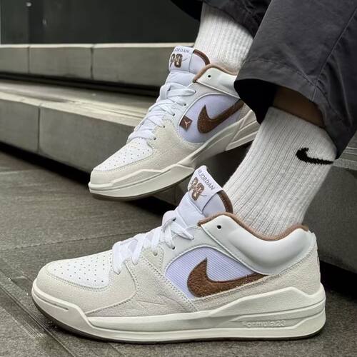 NIKE Jordan Stadium 90 男子舒适百搭低帮运动篮球鞋 DX4397-121