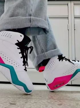 NIKE耐克JORDAN 简版糖果色实战舒适复古休闲篮球鞋 AR6346-105