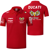 BSB猫头鹰机车赛车衣服T恤衫 杜卡迪川崎摩托骑行服夏天短袖 POLO衫