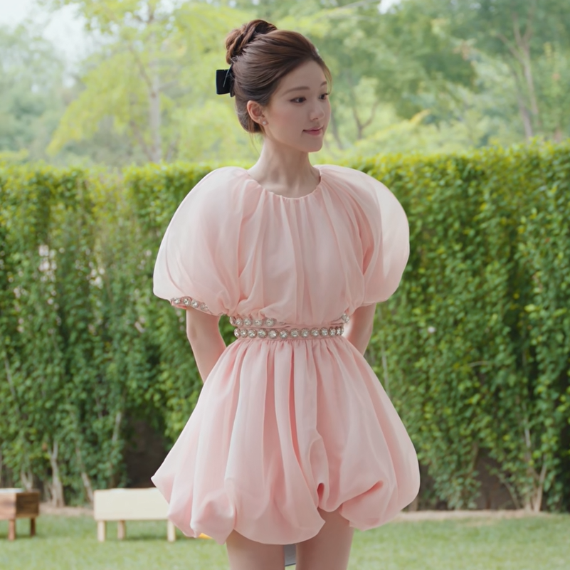 许我耀眼赵露思许妍同款衣服2025夏季韩版中长款设计感连衣裙女,女装/女士精品,连衣裙,淘宝优惠券,粉丝福利购,淘宝优惠卷