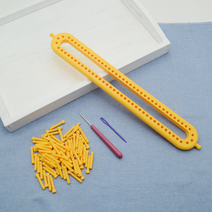 自己织围巾围脖编织神器手工diy编织器毛衣懒人围巾围脖工具套装