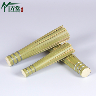 天然竹制洗锅刷碗刷 竹刷子 刷锅神器 家用椰棕清洁刷 竹根刷厨房