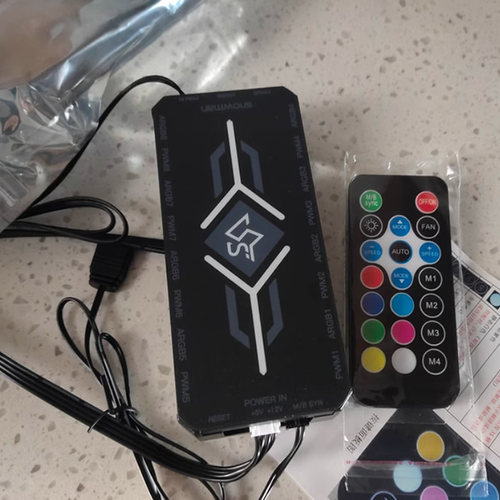 神光同步控制器SATA供电线 sata公头转4针 ARGB风扇集线器电源线