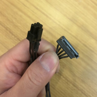 SATA 适用戴尔SATA硬盘电源线6P PWR 固态硬盘 3670 dell vostro