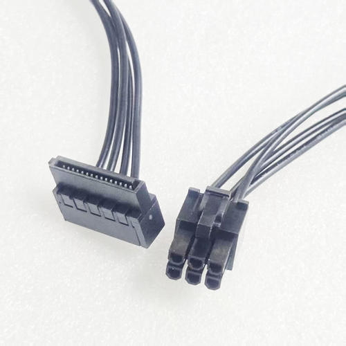适配惠普hp 680 G9 6针硬盘电源线6p转15P sata_pwr 一拖二供电线