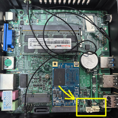 2P硬盘线 nas供电线 GBYT1_VERF 小主机sata电源线2针 SATA_PWR1