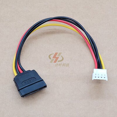 主板4针转硬盘sata电源线供电线