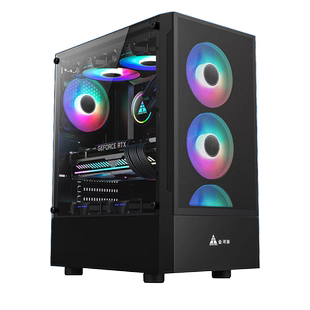 积至EVESKY 双路王 电脑台式全景侧透E-ATX多开游戏电竞游戏机箱