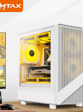 Sumtax/迅钛 飞鹰240电脑机箱台式侧透游戏水冷M-ATX主板mini机箱