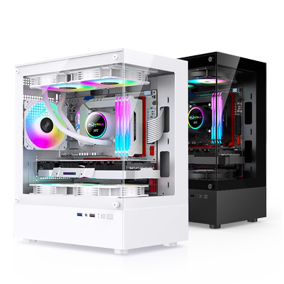 Sumtax/迅钛 玄武MINI 电脑机箱台式主机M-ATX侧透游戏暴风雪S920