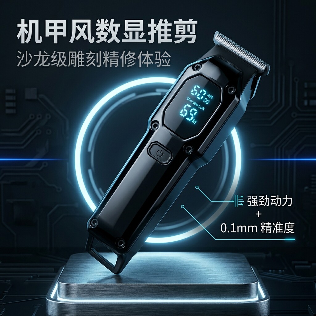复古油头增白器发廊专用美发雕刻电推剪理发专业刻痕小推子理发器