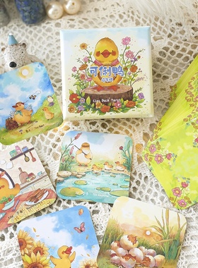 现货阿卡纳正版可俐鸭塔罗牌 Cleo Duck Tarot  可爱风桌游卡牌
