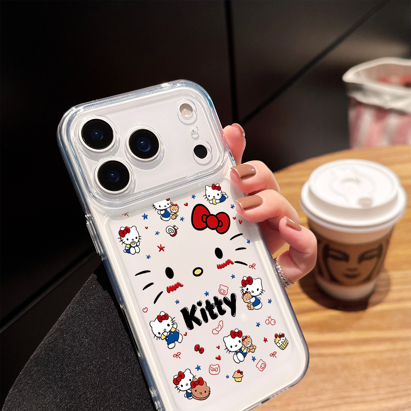 适用苹果17pro手机壳iphone17promax可爱猫咪16promax透明15网红女款14软硅胶air新款13全包12超薄防摔保护套