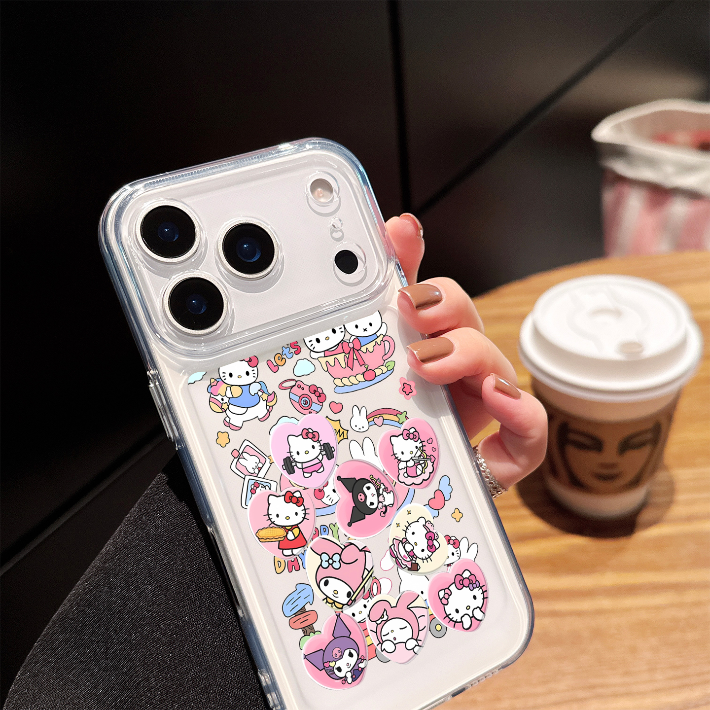 适用苹果17pro手机壳iphone17promax爱心kt猫16promax可爱库洛米15新款14透明air小众高级感13女生12防摔软壳
