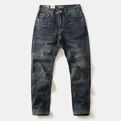 重磅赤耳休闲长裤牛仔裤直筒宽松