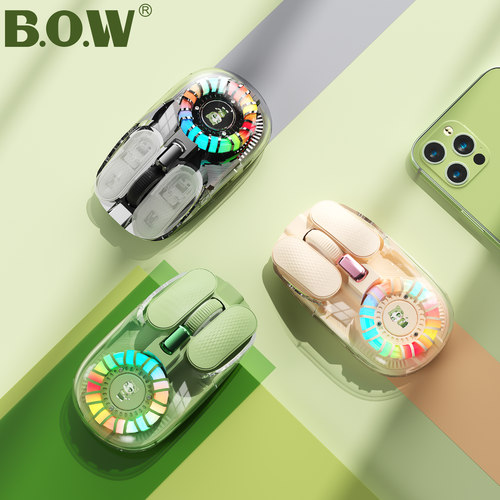 BOW无线蓝牙双模鼠标平板手机用