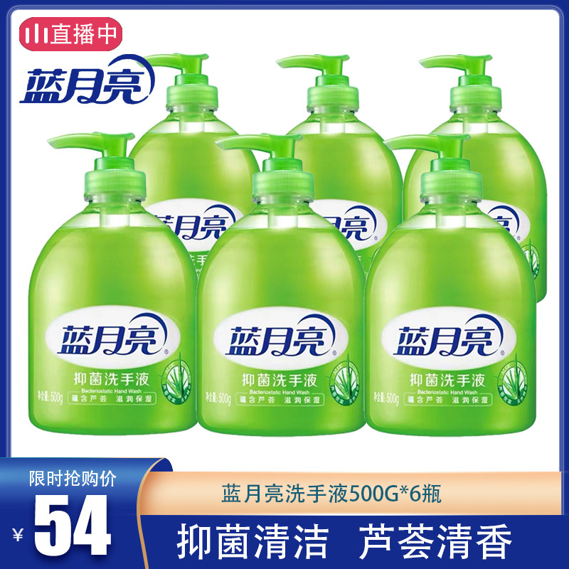 蓝月亮洗手液清香型杀菌消毒儿童家用芦荟精华抑菌家庭套装正品