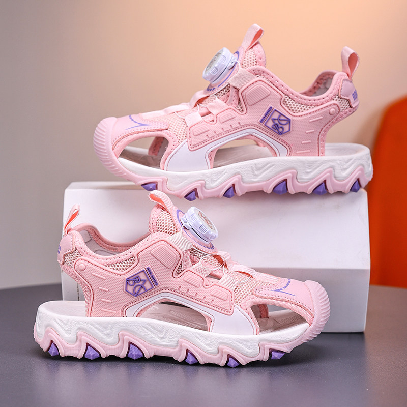 女童凉鞋夏季透气网面沙滩鞋