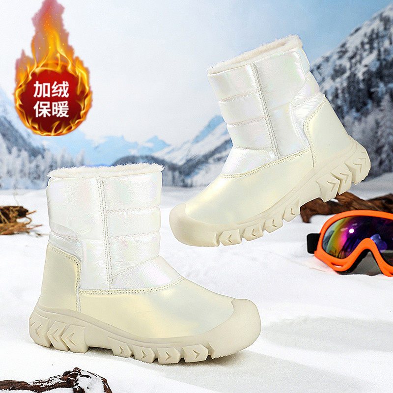 ABCkings儿童雪地靴女童棉鞋冬季加绒保暖防水防滑女孩户外短棉靴,童鞋/婴儿鞋/亲子鞋,雪地靴,淘宝优惠券,粉丝福利购,淘宝优惠卷