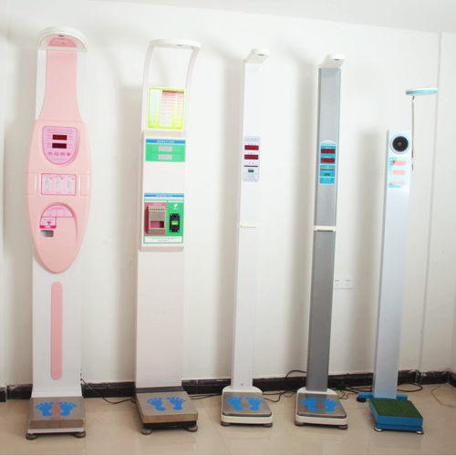 电子折叠超声波语音报身高体重秤