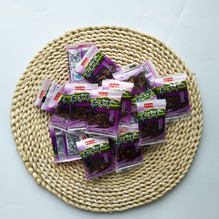 江西上饶特产依夫果园茄子干南瓜酱爆特辣农家零食小吃茄子干散装