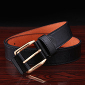 裤 厂家直销新款 牛仔裤 商务腰带男士 带软皮针扣PU简约百搭皮带 韩版