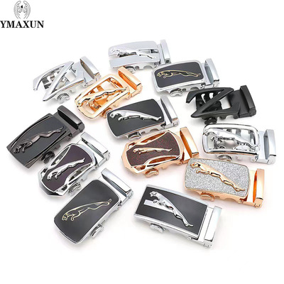 扣头合金自动皮带扣男女士裤腰带头镂空豹子Z字母齿轮扣配件3.5cm