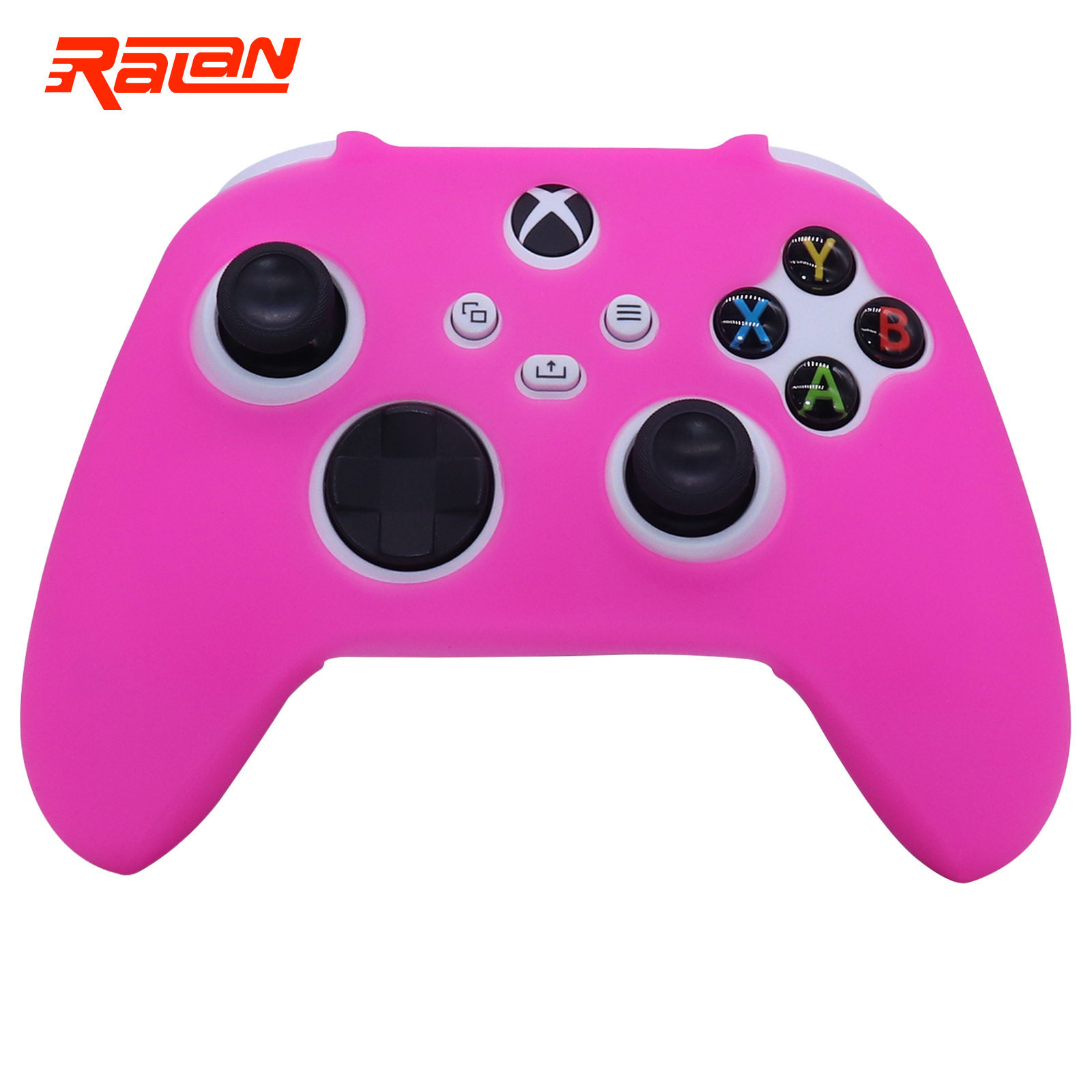 XBOX 시리즈 컨트롤러 실리콘 커버 미끄럼 방지 및 내마모성 시리즈 S|X 라인 핸들 보호 커버 XSX 흑백 커버