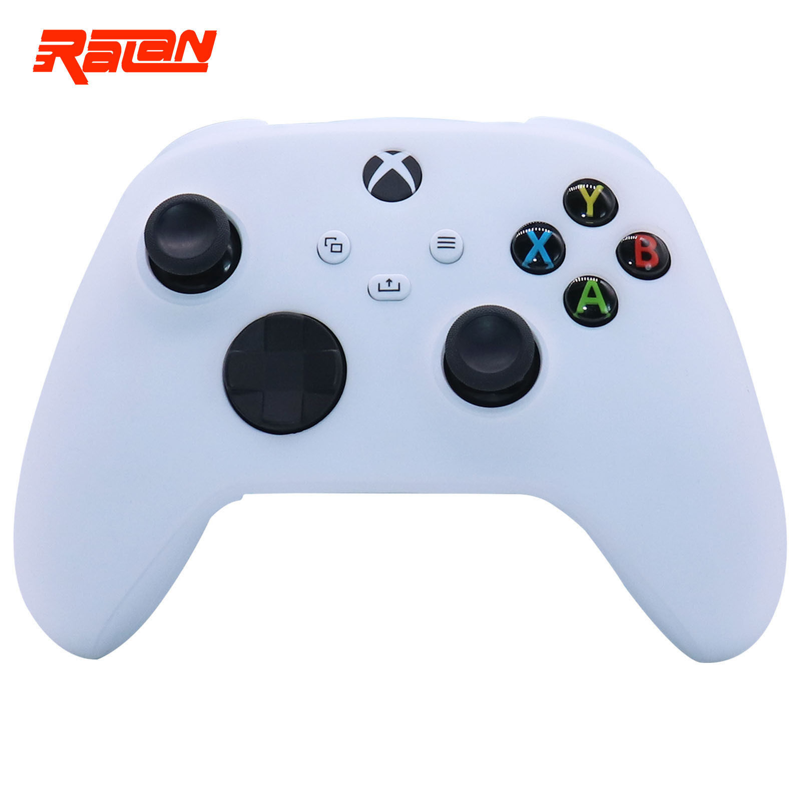 XBOX 시리즈 컨트롤러 실리콘 커버 미끄럼 방지 및 내마모성 시리즈 S|X 라인 핸들 보호 커버 XSX 흑백 커버