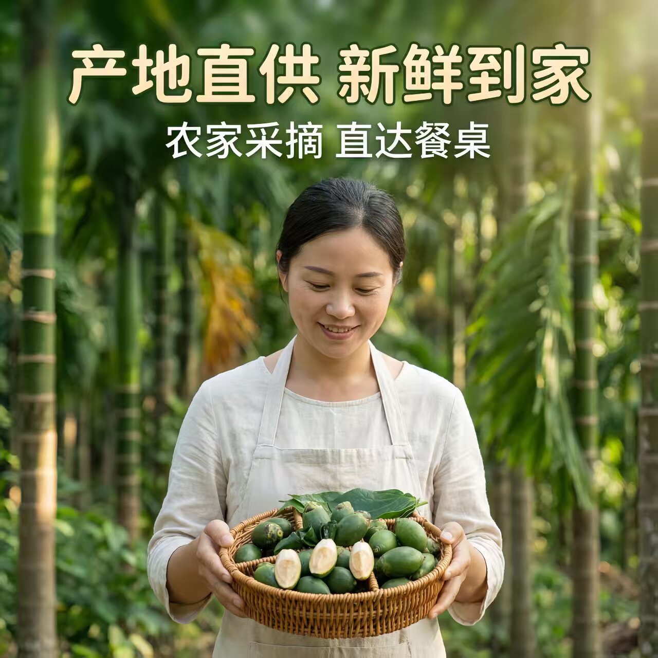 海南乐东黄流青槟榔生槟榔果现摘鲜嫩槟榔500g空运散装带配料包邮