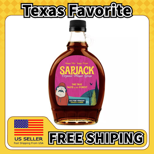 美国直邮Sapjack Organic Maple Syrup 早餐煎饼华夫饼枫糖浆354g