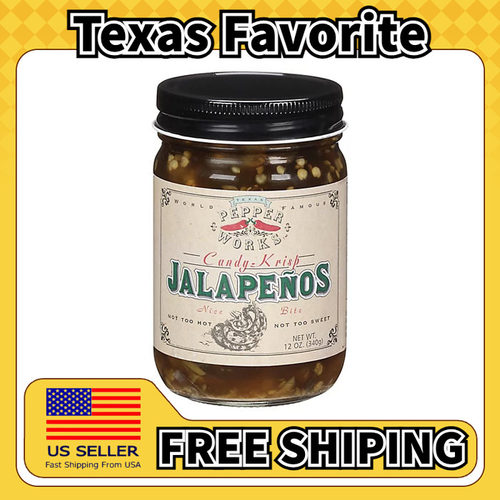 美国直邮Pepper Works Candy Krisp Jalapenos糖渍脆墨西哥辣椒