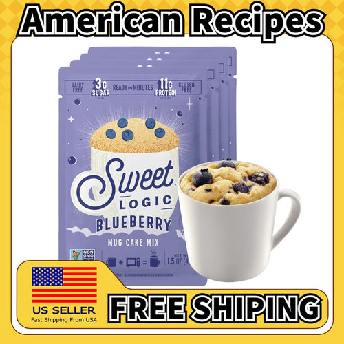 美国直邮Sweet Logic Keto Dessert Mug Cake Mixes烘培粉42g*4袋
