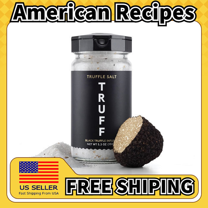 美国直邮TRUFF Black Truffle Salt 黑松露盐牛排爆米花调味150g