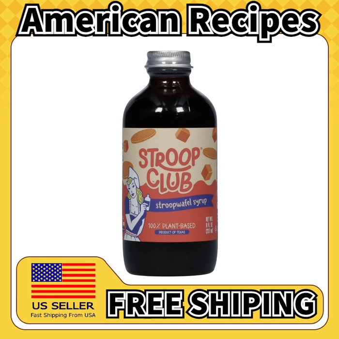 美国直邮Stroop Club Stroopwafel Syrup 荷兰焦糖华夫糖浆 237g