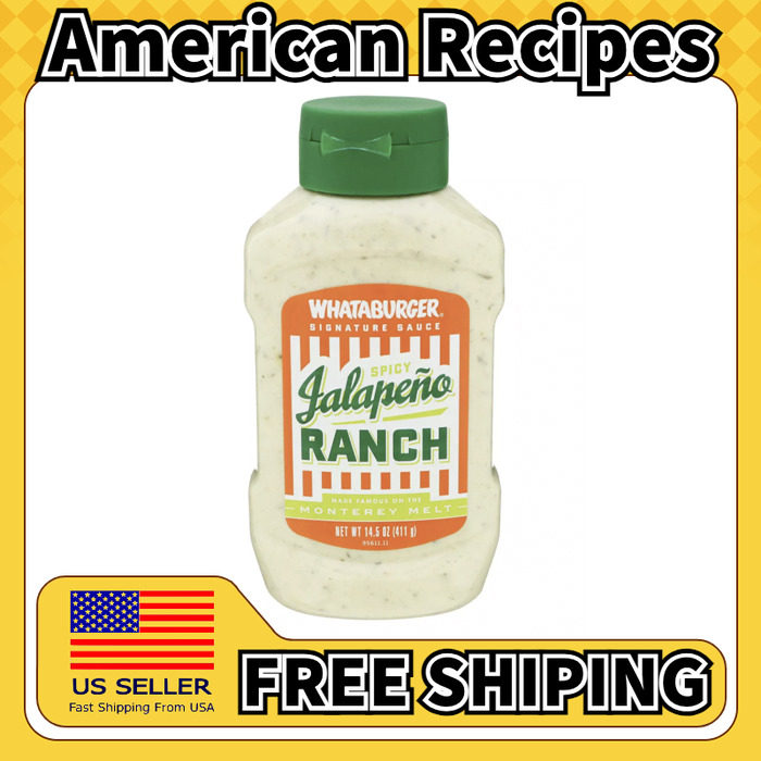 美国直邮Whataburger Jalapeno Ranch Salad Drassing 蔬菜沙拉酱