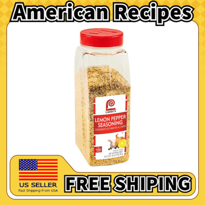 美国直邮Lawry's Lemon Pepper Seasoning美式烹饪柠檬胡椒调味料